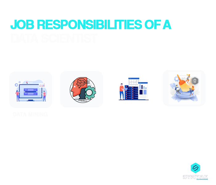 job responsibilities of a Data Scientist