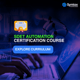 sdet automation certification course